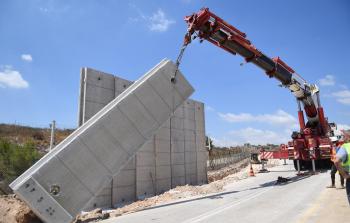 بناء جدار في غلاف غزة - توضيحية