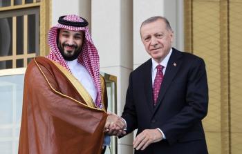الرئيس التركي يستقبل ولي العهد السعودي