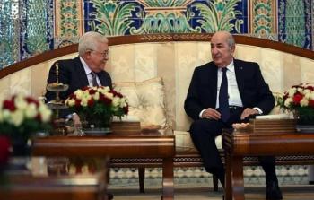 الرئيسان الفلسطيني والجزائري - ارشيف