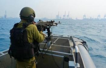 زورق للاحتلال يطلق النار على الصيادين في عرض بحر قطاع غزة - أرشيف