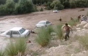 السيول في محافظة فارس بإيران
