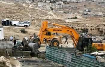 الاحتلال الإسرائيلي يهدم منشآت زراعية في الضفة الغربية - أرشيفية