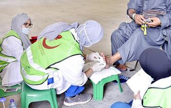 450 متطوعاً من طلبة الطب لخدمة الحجاح في مكة المكرمة