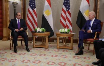 من لقاء الرئيس المصري عبد الفتاح السيسي ونظيره الأمريكي جو بايدن على هامش قمة جدة