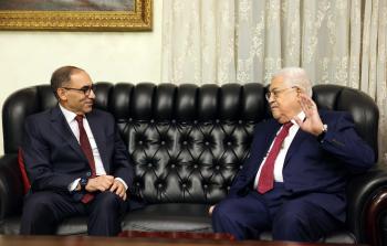لقاء الرئيس عباس مع سفير الجزائر لدى الأردن