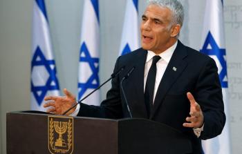 رئيس الوزراء الاسرائيلي الانتقالي يائير لابيد