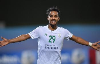 لاعب نادي الأهلي السعودي عبد الرحمن غريب
