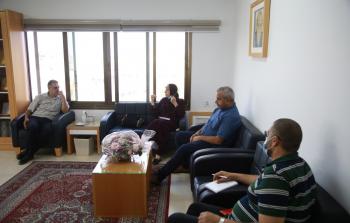 وفد من أنيرا يزور برنامج غزة للصحة النفسية لبحث سبل التعاون