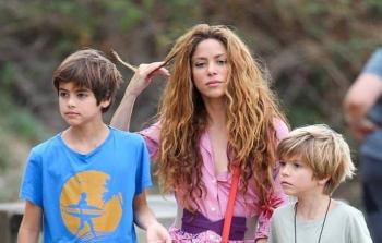 شاكيرا وولديها