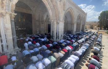 صلاة الجمعة في المسجد الأقصى