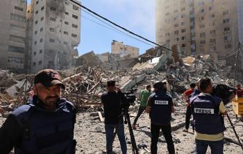 نقابة الصحفيين تدين قرار منع وسائل الإعلام الدولية من دخول غزة