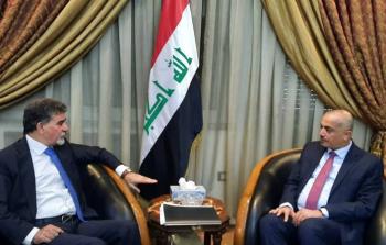 السفير انور عبد الهادي مدير القائم بأعمال سفارة جمهورية العراق لدى سوريا السيد ياسين الشريف