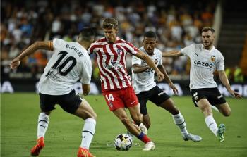 أتلتيكو مدريد يفوز على فالنسيا بهدف قاتل