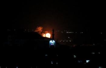 قصف إسرائيلي يستهدف مواقع في قطاع غزة