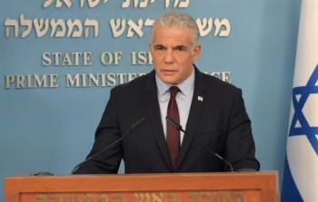 رئيس الوزراء الاسرائيلي يائير لابيد