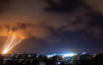 استمرار إطلاق الصواريخ من غزة تجاه إسرائيل