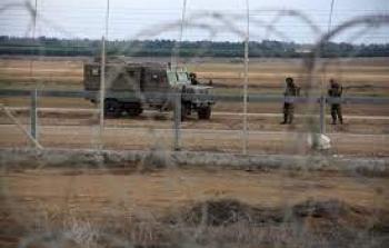 قوات الاحتلال قرب حدود غزة - ارشيف