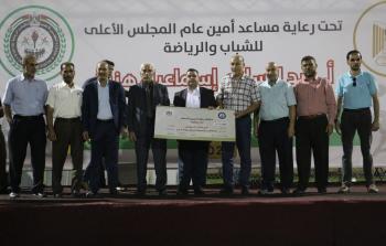 غزة: تكريم أبطال الموسم الرياضي 2022 بجوائز مالية بلغت 70 ألف شيكل