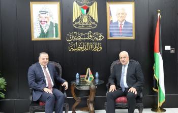 وزير الداخلية هب الريح يستقبل سفير الأردن البدور