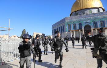 شرطة الاحتلال في المسجد الأقصى - أرشيف