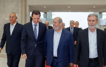 تفاصيل اجتماع الرئيس السوري مع وفد الفصائل الفلسطينية بحضور ممثل حماس
