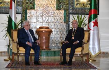 الرئيس عباس يبحث مع تبون إعلان الجزائر للمصالحة الفلسطينية - صورة أرشيف