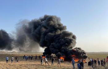 مواجهات مع الاحتلال على حدود غزة تنديداً بجريمة نابلس