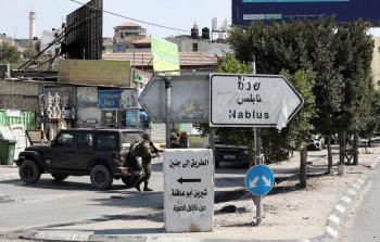 قوات الاحتلال تحاصر مدينة نابلس - توضيحية