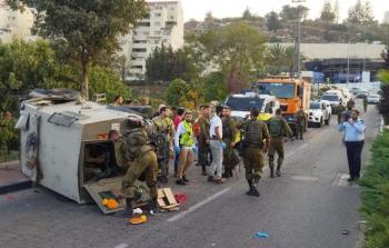 إنقلاب مركبة عسكرية إسرائيلية