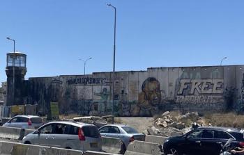 الجدار الإسرائيلي في مدينة القدس - ارشيف