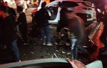 حادث السير المروع شرق بيت لحم أمس