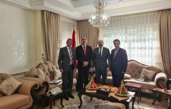 النائب العام يبحث تعزيز التعاون القضائي مع السفير المغربي 