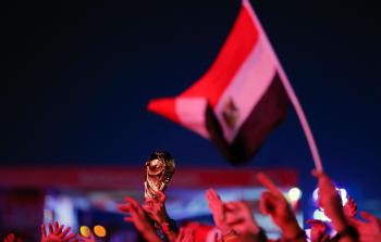 مصريون يحتفلون بكأس العالم 2022 في قطر