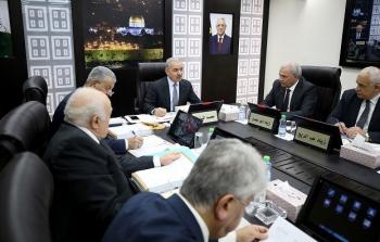 الجلسة الأسبوعية لمجلس الوزراء الفلسطيني