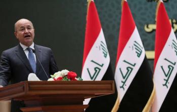 الرئيس العراقي يؤكد على العمل المشترك لإنهاء معاناة الشعب الفلسطيني