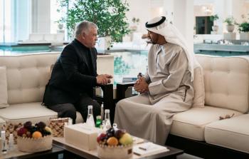 اجتماع ملك الأردن ورئيس الإمارات في أبو ظبي