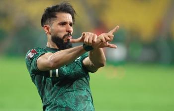 لاعب المنتخب السعودي صالح الشهري في كأس العالم 2022 ضمن مونديال قطر