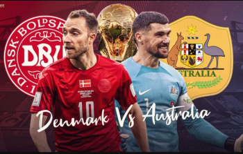 مباراة الدنمارك وأستراليا في كأس العالم 2022