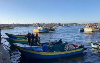قوارب الصيد في ميناء غزة - تعبيرية