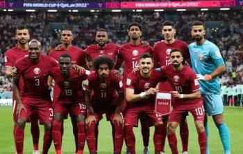 منتخب قطر قبل مباراته مع هولندا