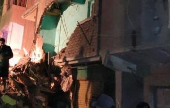 مصرع 3 أشخاص في انهيار بناية سكنية في مصر