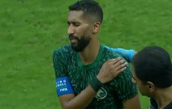 بكاء سلمان الفرج في مباراة السعودية والأرجنتين في كأس العالم 2022