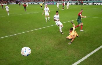رونالدو في مباراة البرتغال ضد أوروغواي