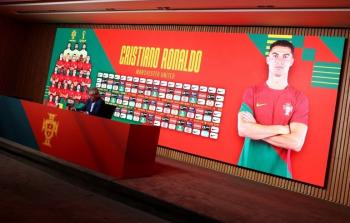 اللاعب كريستيانو رونالدو على رأس تشكيلة منتخب البرتغال في كأس العالم 2022