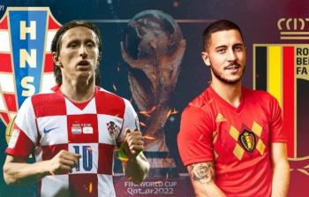 مباراة كرواتيا وبلجيكا في كأس العالم 2022