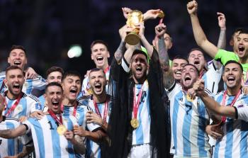 المنتخب الأرجنتيني يحصل على كأس العالم 2022