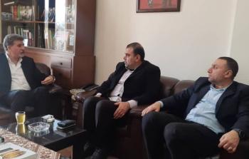 السفير عبد الهادي يستقبل ممثل الجهاد الإسلامي في سوريا