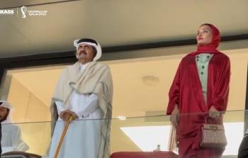 أمير قطر السابق والشيخة موزا.