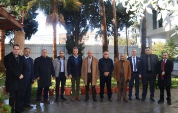 اجتماع جمعية رجال الأعمال بغزة مع مدير عمليات الأونروا