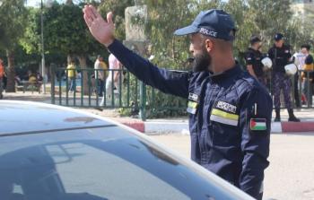 شرطي مرور في قطاع غزة